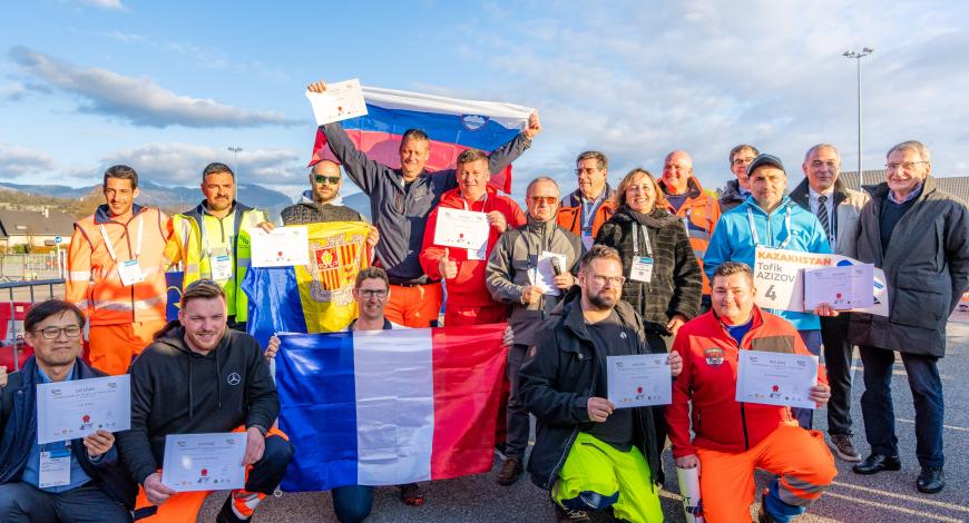 Les finalistes du Championnat du monde de chasse-neige de Chambéry en 2026