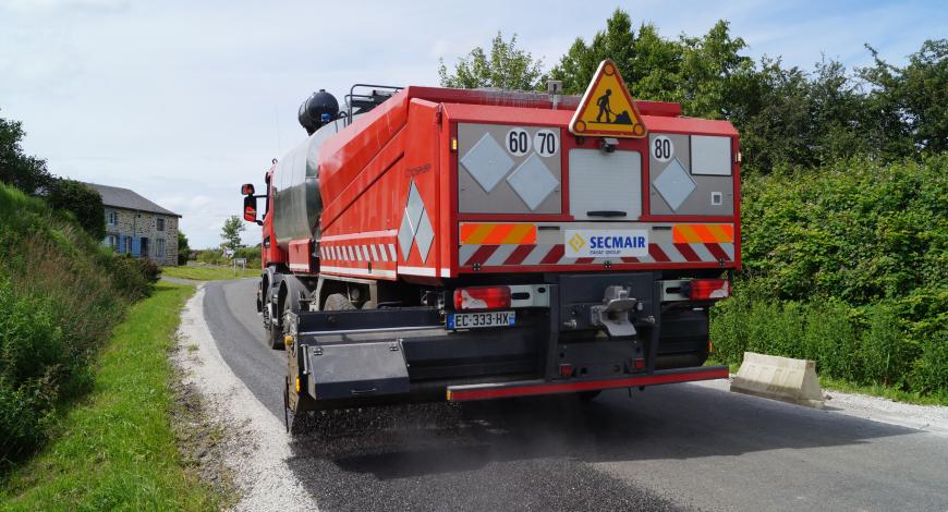 Traitement localisé au moyen du Chipsealer CT de Secmair