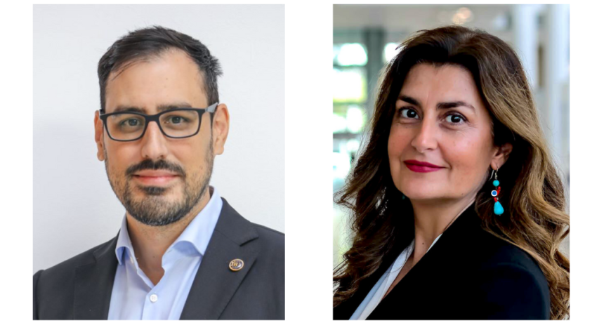 Gonzalo Alcaraz (à gauche) succède à Susanna Zammataro (à droite) à la tête de l’IRF