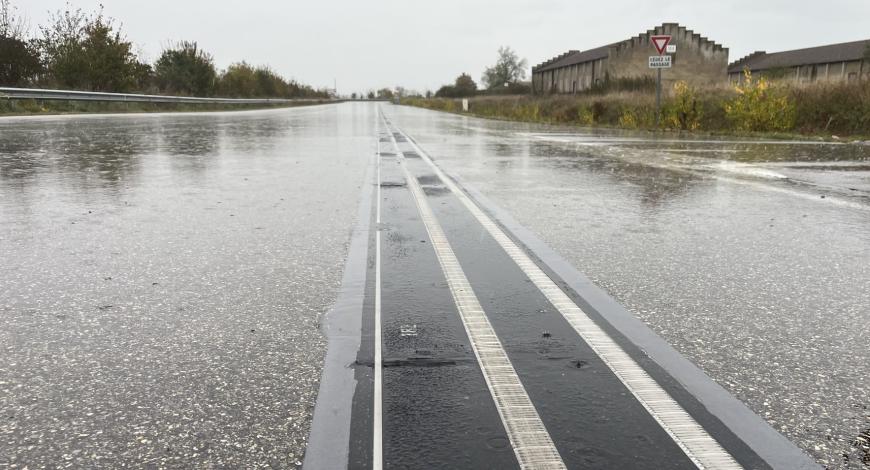 Les premiers essais du projet de route électrique eRoad Mont Blanc ont eu lieu à Transpolis Les premiers essais du projet de route électrique eRoad Mont Blanc ont eu lieu à Transpolis