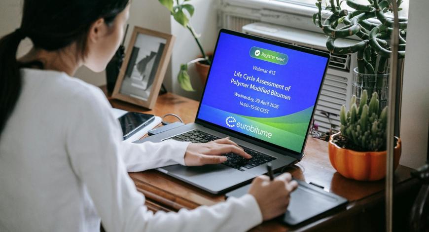 Webinaire d'Eurobitume sur l’ACV du bitume modifié aux polymères