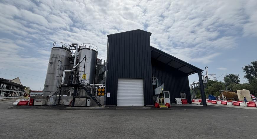 Eiffage Route inaugure l’usine LEA (liants et émulsions d’avenir) à Perreux (Loire)