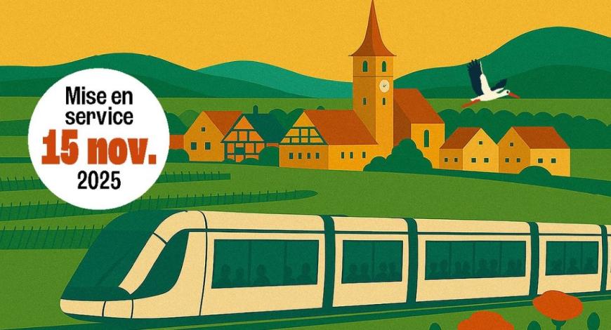 Le tram vers l’Ouest de l’Eurométropole de Strasbourg est sur ses rails