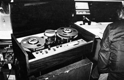 Utilisation du magnétoscope pour dépouillement de comptages
