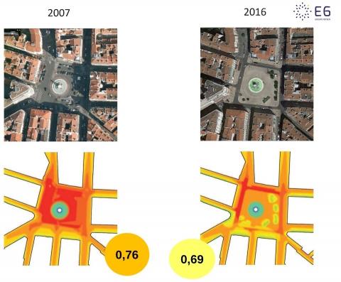 Exemple de projet évalué via l’outil score ICU : le réaménagement de la place des Jacobins à Lyon