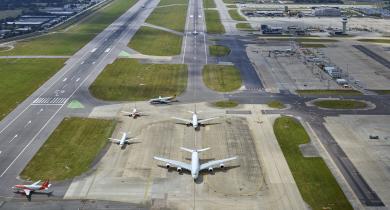 Aéroport de Gatwick au Royaume-Uni
