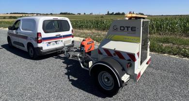 Déflectomètre FWD – DTE Sud- Ouest (Vinci Construction)