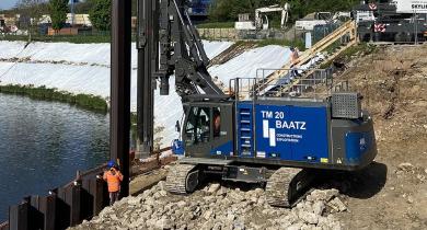 La branche travaux de Baatz couvre un large spectre de métiers : génie civil, terrassement, fondations profondes, démolition, dépollution, recyclage de matériaux et production de béton prêt à l'emploi