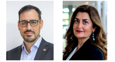 Gonzalo Alcaraz (à gauche) succède à Susanna Zammataro (à droite) à la tête de l’IRF