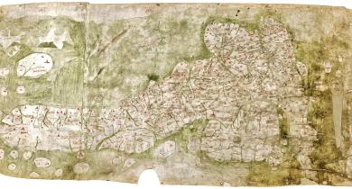 La carte de Gough, une carte de la Grande-Bretagne du XVe siècle