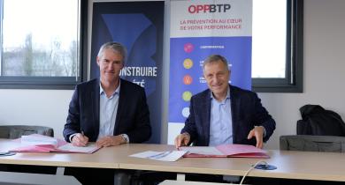 OPPBTP et Builders École d’ingénieurs signent une convention de partenariat pour mieux intégrer la prévention des risques dans les cursus BTP