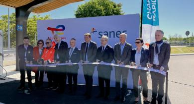 Sanef et TotalEnergies inaugurent deux nouvelles aires de l’A4 équipées de points de recharge rapide