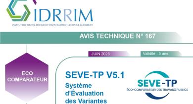 L’avis technique n° 167 de l’Idrrim est consacré au logiciel SEVE-TP