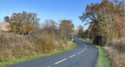 Route départementale 111, dans le Maine-et-Loire