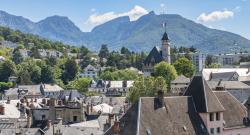 Vue de Chambéry et de ses montagnes