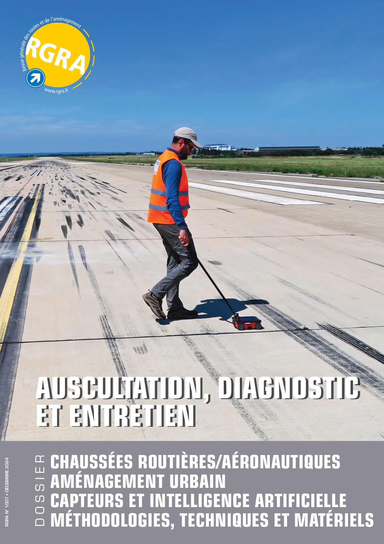 Localisation des goujons dans la chaussée de l'aéroport de Nîmes-Garons au moyen d'un géoradar