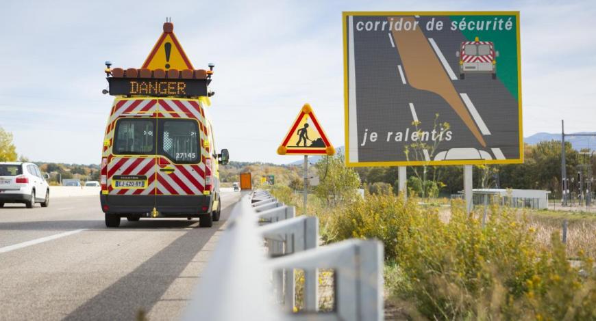 Campagne d’informations sur le corridor de sécurité mise en place par les sociétés concessionnaires d’autoroutes