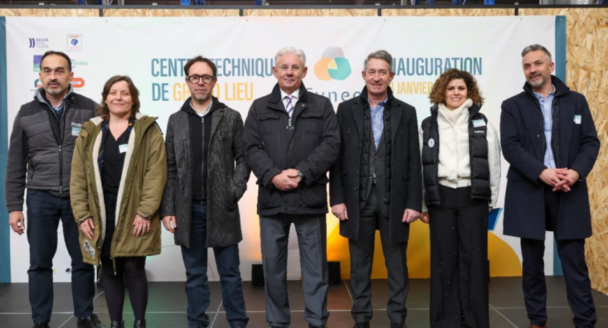 Cyneo, la filiale de Bouygues Construction dédiée au réemploi des matériaux du BTP, inaugure un nouveau centre à Nantes