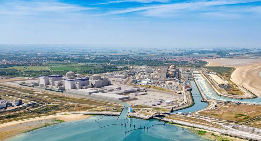 Le site de la centrale nucléaire de Gravelines