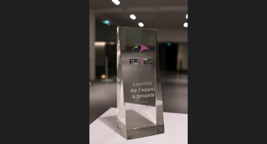 Trophée remis aux lauréats de l'AAP Ferec 2024