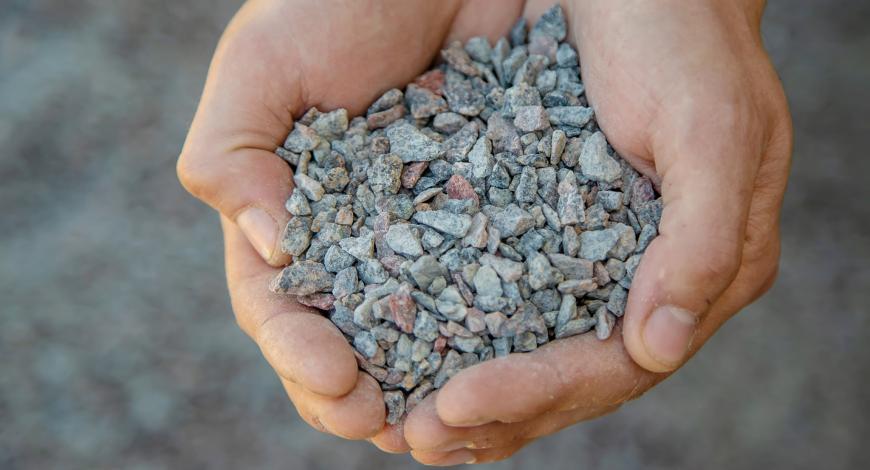 Forte baisse de la production de granulats en 2026