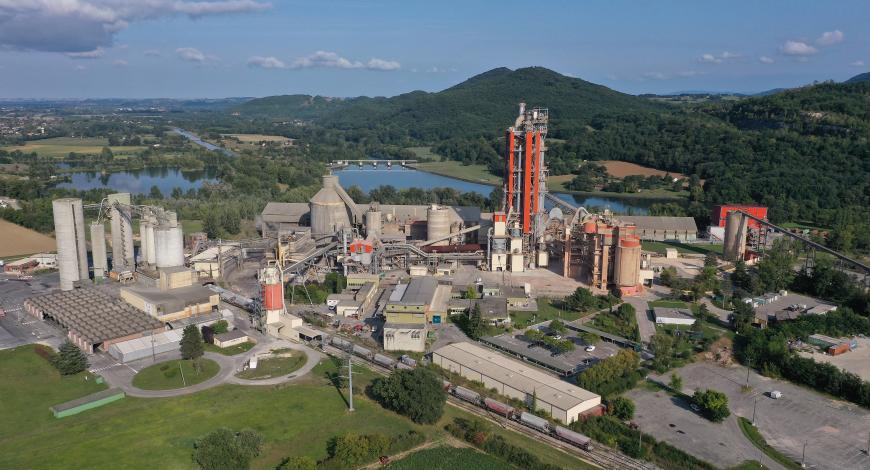 Cimenterie Lafarge de Martres-Tolosane, en Haute-Garonne