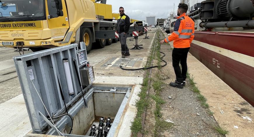 Le port de la Pallice, à La Rochelle, électrifie ses quais pour décarboner ses activités