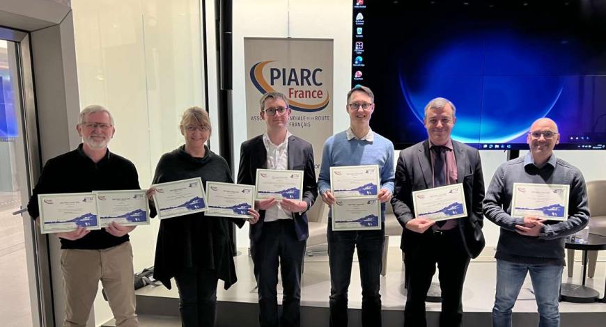 Neuf communications du Cerema ont été récompensées par PIARC France