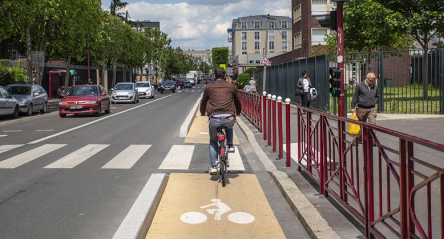 La Seine-Saint-Denis est le département d’Île-de-France qui a réalisé le plus de kilomètres d’aménagements cyclables depuis les élections départementales de 2021