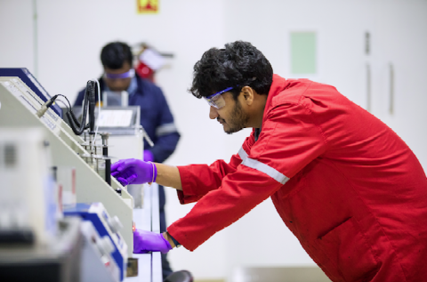 Le centre de R & D de Shell à Bangalore, en Inde.