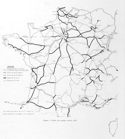 Programme d’aménagement du réseau routier français en 1960