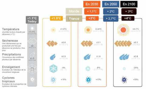 Enjeux majeurs du réchauffement climatique