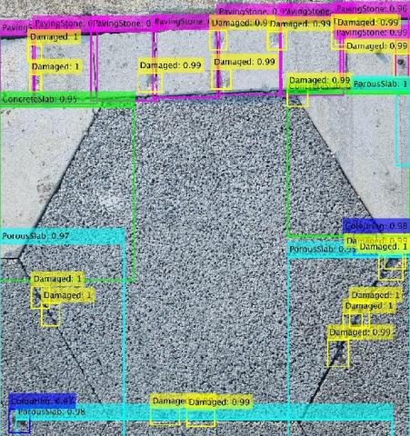 Détection d’anomalies en surface (méthode YOLO v4) : détection automatique de l'état de surface