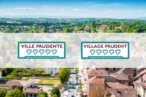 Les communes ont le choix de leur panneau, avec le nombre de coeurs correspondant à leur niveau de labellisation. Pour candidater, consulter le site villeprudente.fr