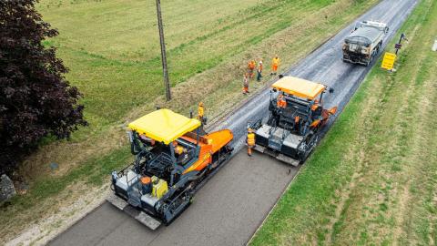 Matériaux hybrides à haute performance utilisés pour la couche d’assise d’une RD en Côte d’Or