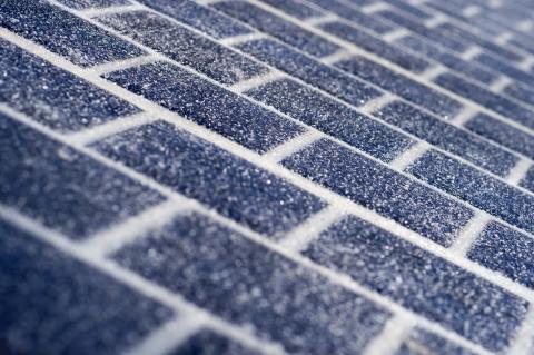 Le revêtement routier photovoltaïque Wattway. Le revêtement routier photovoltaïque Wattway.