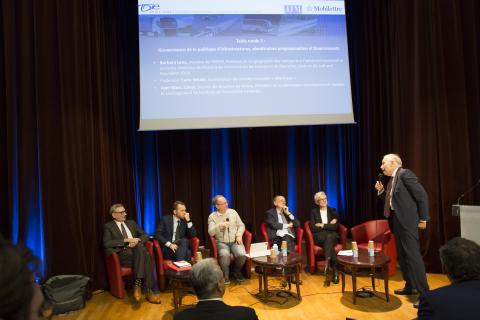 De gauche à droite : Stéphane Guggino, Jean-Marc Zulesi, G. Dansart, Carlo Secchi, Barbara Lenz et Dominique Riquet.