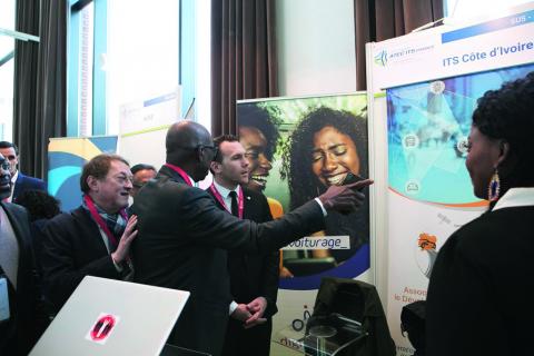 Le stand de ITS Côte d’Ivoire. Le stand de ITS Côte d’Ivoire.