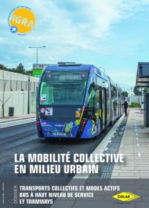 Colas a participé à la réalisation de la ligne T2 du bus à haut niveau de service de Nîmes mis en service en 2020.