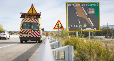 Campagne d’informations sur le corridor de sécurité mise en place par les sociétés concessionnaires d’autoroutes