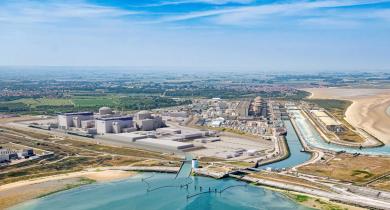 Le site de la centrale nucléaire de Gravelines