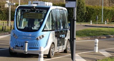 Île-de-France Mobilités lance son premier projet de transport collectif autonome