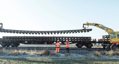 Travaux de rénovation des voies ferrées