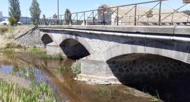 Réparation du pont de Ressac à Saugues sur la RD 589