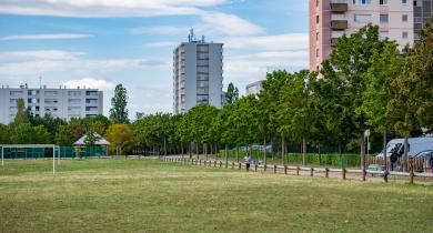 À Colmar (68), l’équipe BASE est lauréate pour l’aménagement de la plaine Pasteur, vaste espace public de 5,5 ha, en un espace de nature et d’activités extérieures
