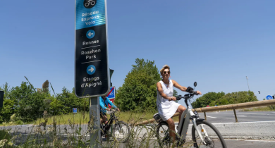 Réseau express vélo de Rennes