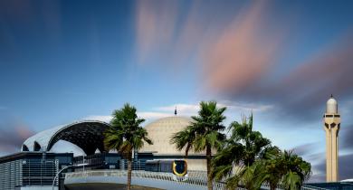 Station King Fahad Aiport du metro de Riyadh, en Arabie Saoudite