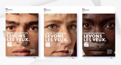 Campagne de sensibilisation gouvernementale contre les violences sexistes et sexuelles dans les transports en commun