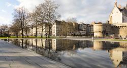 Miroir d'eau à Nantes