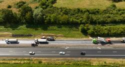 Chantier Sanef de l'autoroute A4